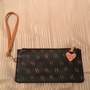 Dooney & Bourke Wristlet Black Leather